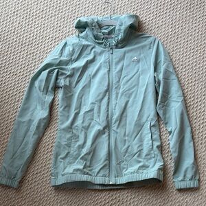 Adidas Women's Mint Green Golf Zip Up Jacket